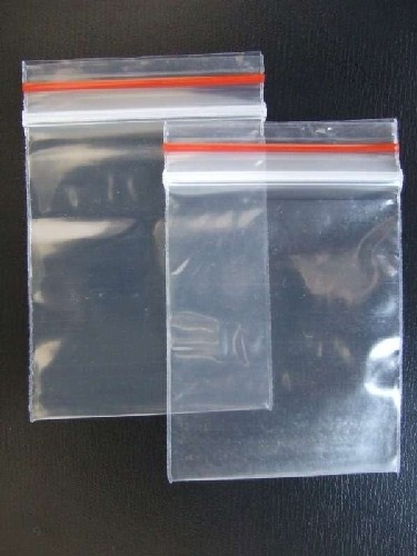 saco plástico zip lock