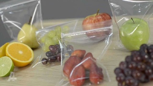 Produto sacos zip lock de plástico liso